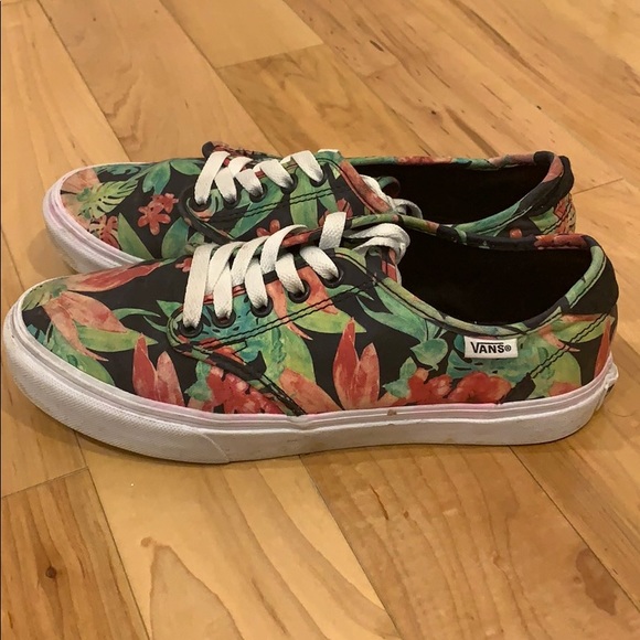 Low Top Floral Vans - Picture 3 of 5